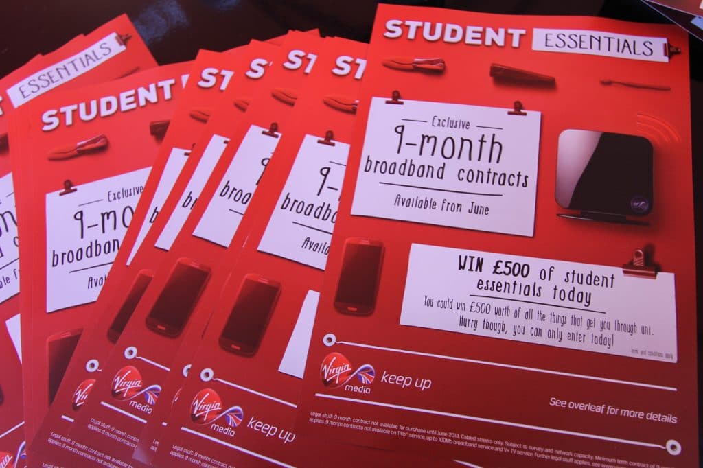 student deals virgin media